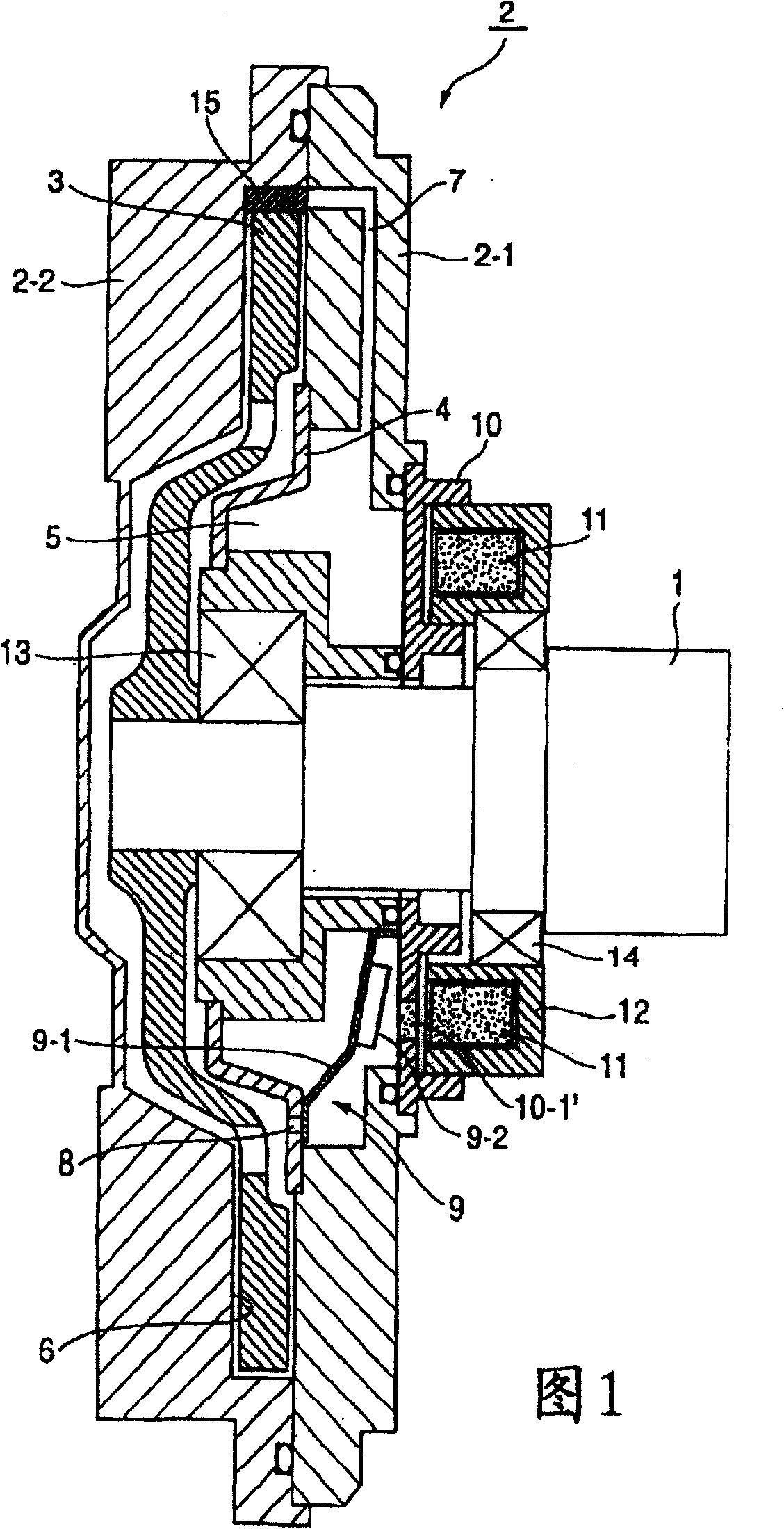 External control type fan coupling device