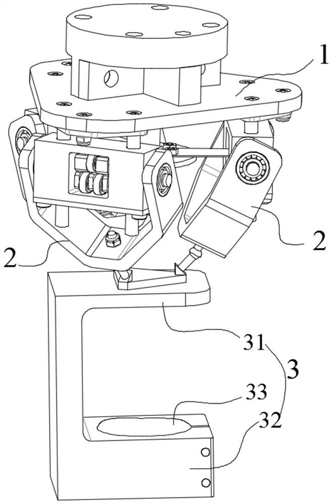 A passive and compliant wrist of a b-ultrasound detection robot