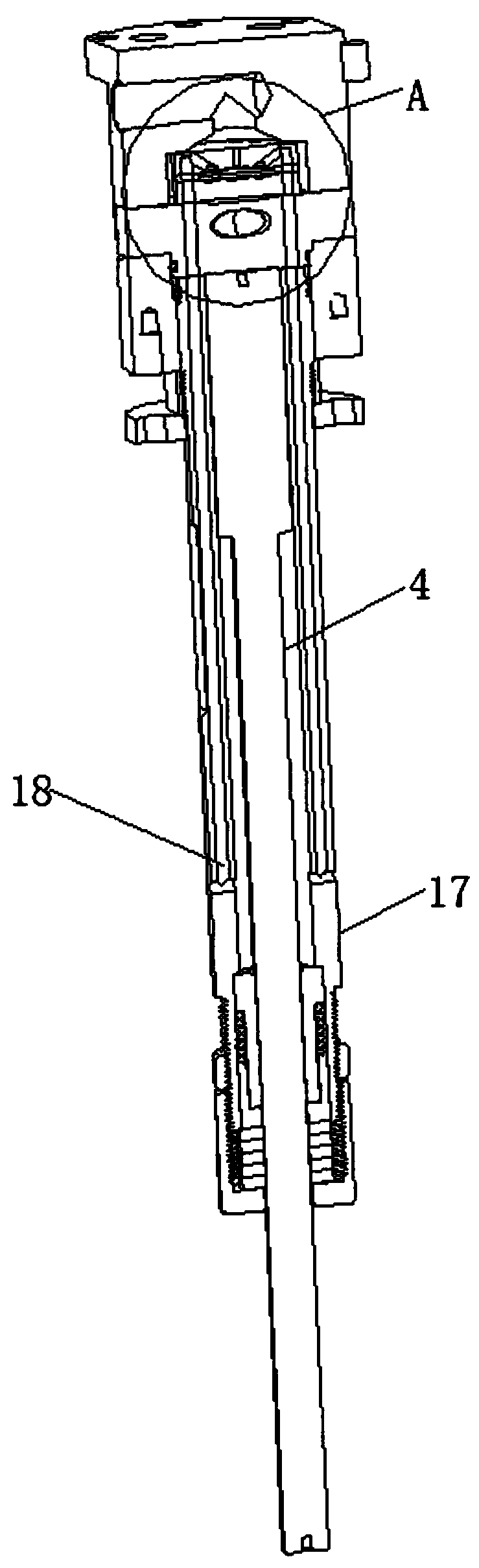 Pneumatic hammer for removing cinder ladle