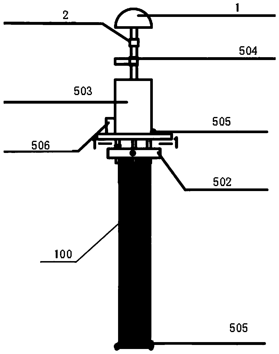 Beidou/GNSS high-precision rapid positioning device and method for construction process