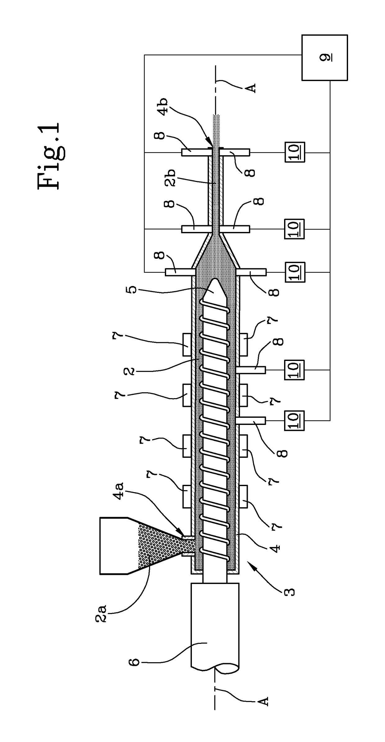 Optical inspection apparatus and method for an extruder