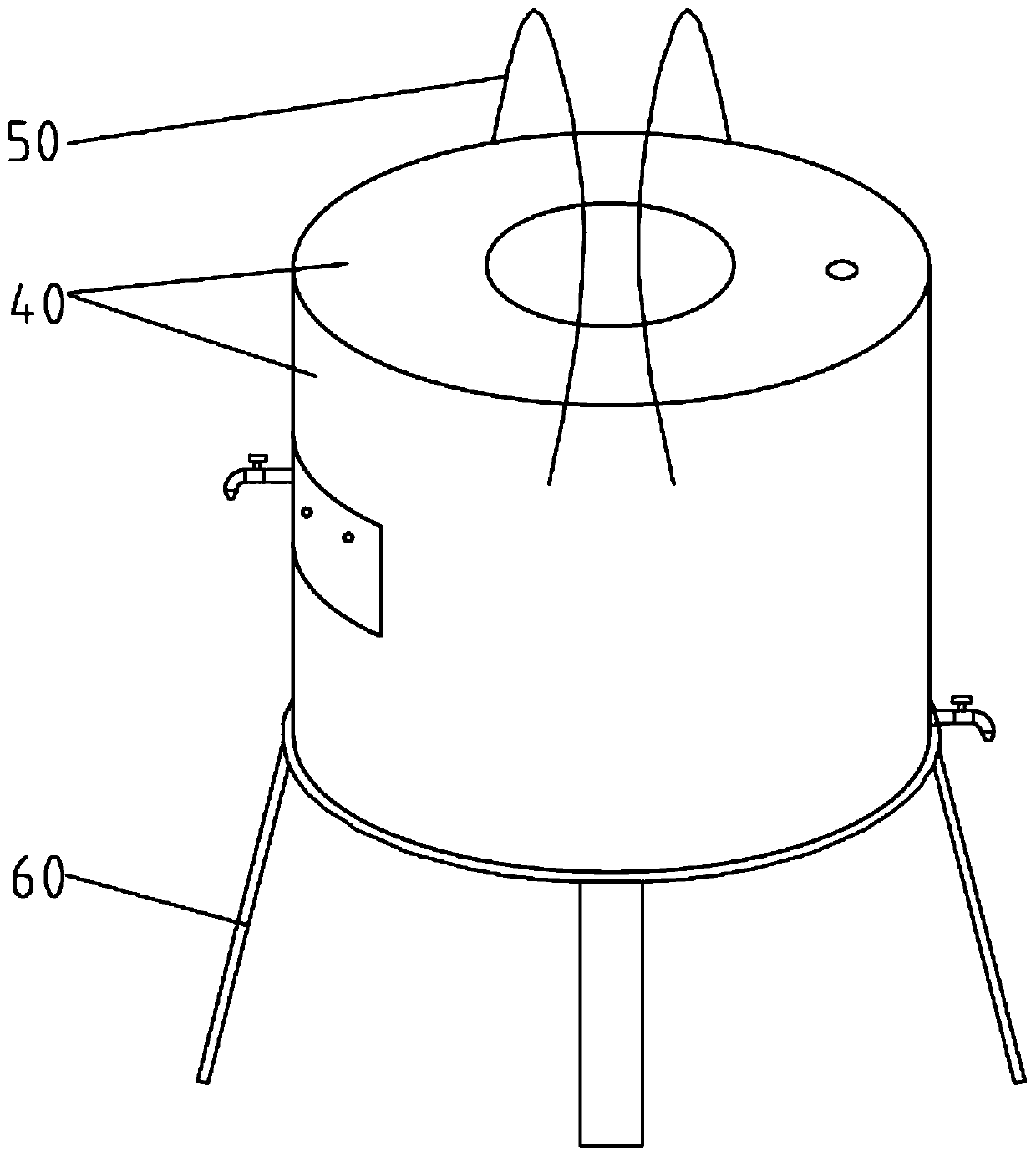 Water boiling device and method in plateau region