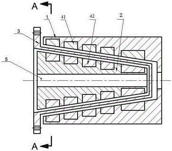 Method for increasing torque of magnetic sealing device