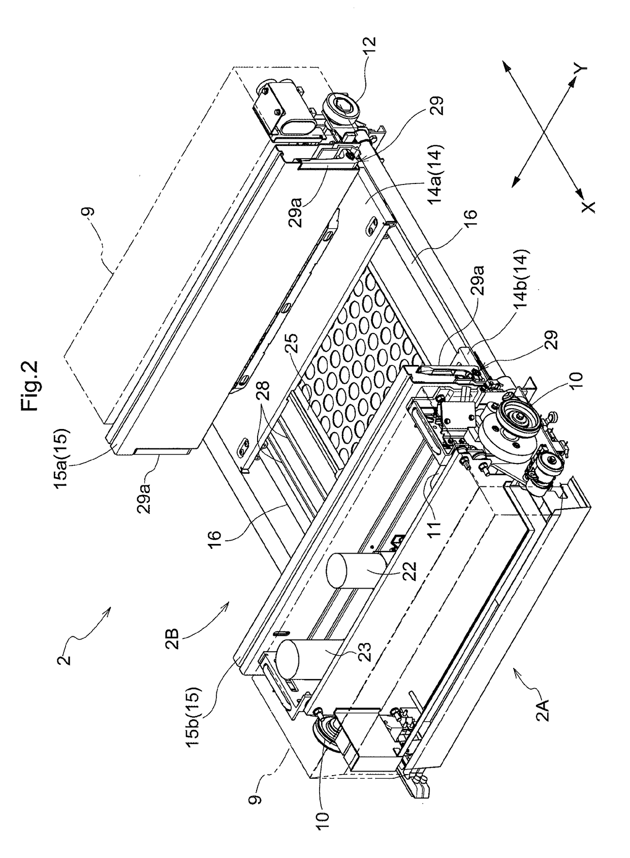 Article Transfer Device and Article Transport Facility