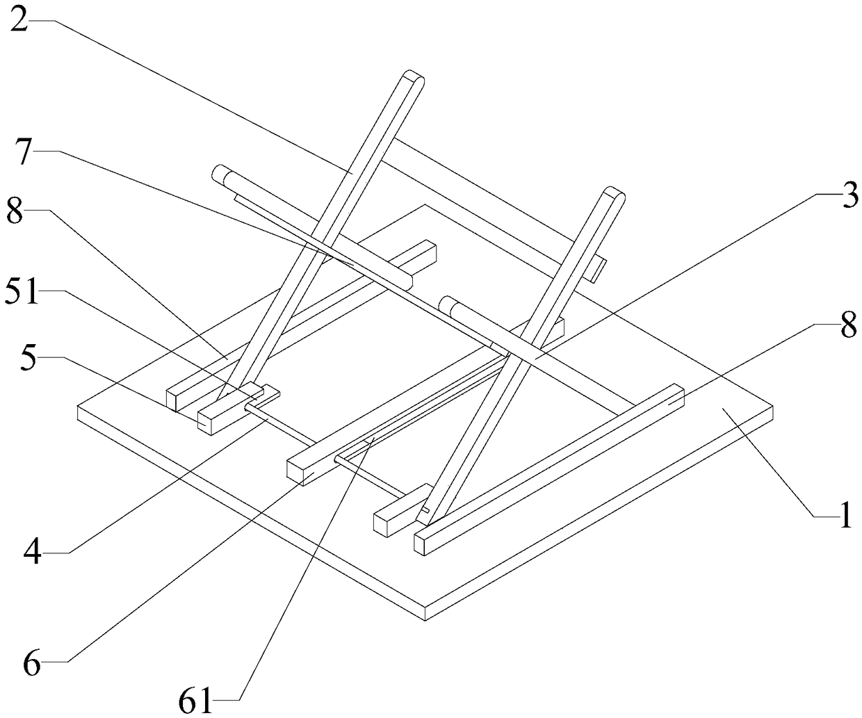 Folded table