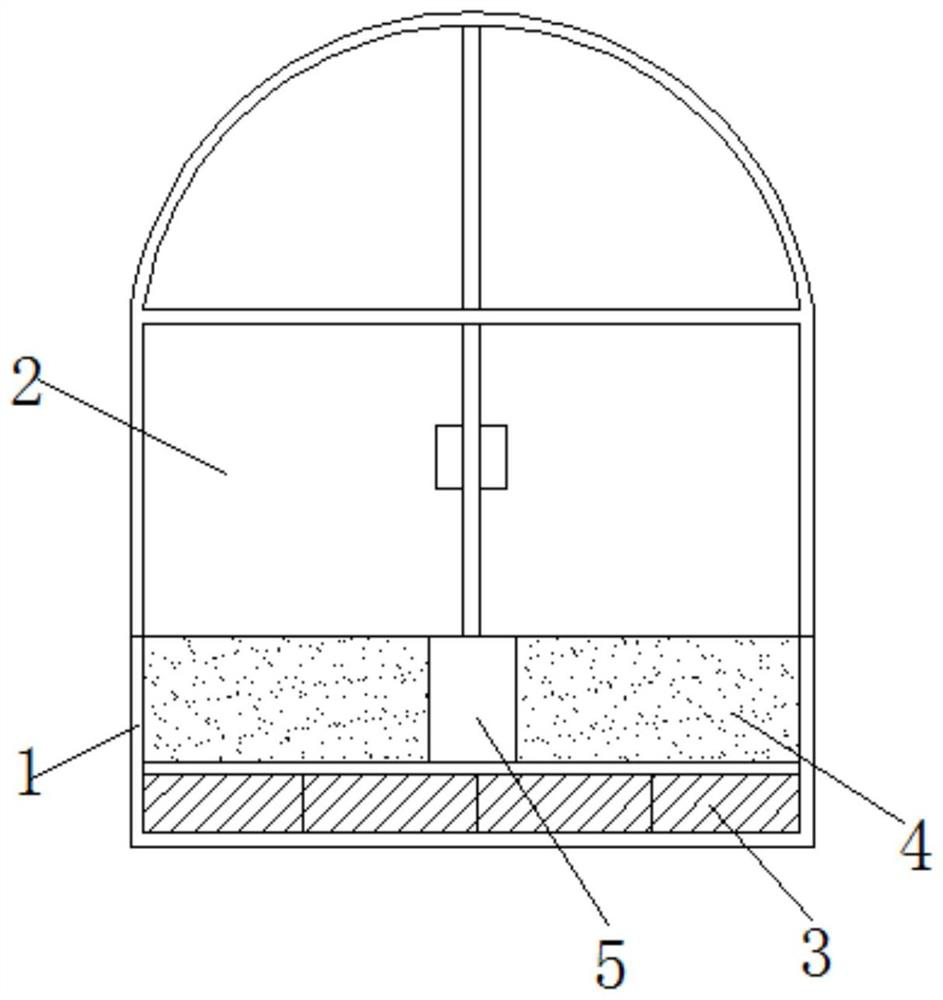 Heating device for fruit and vegetable greenhouse