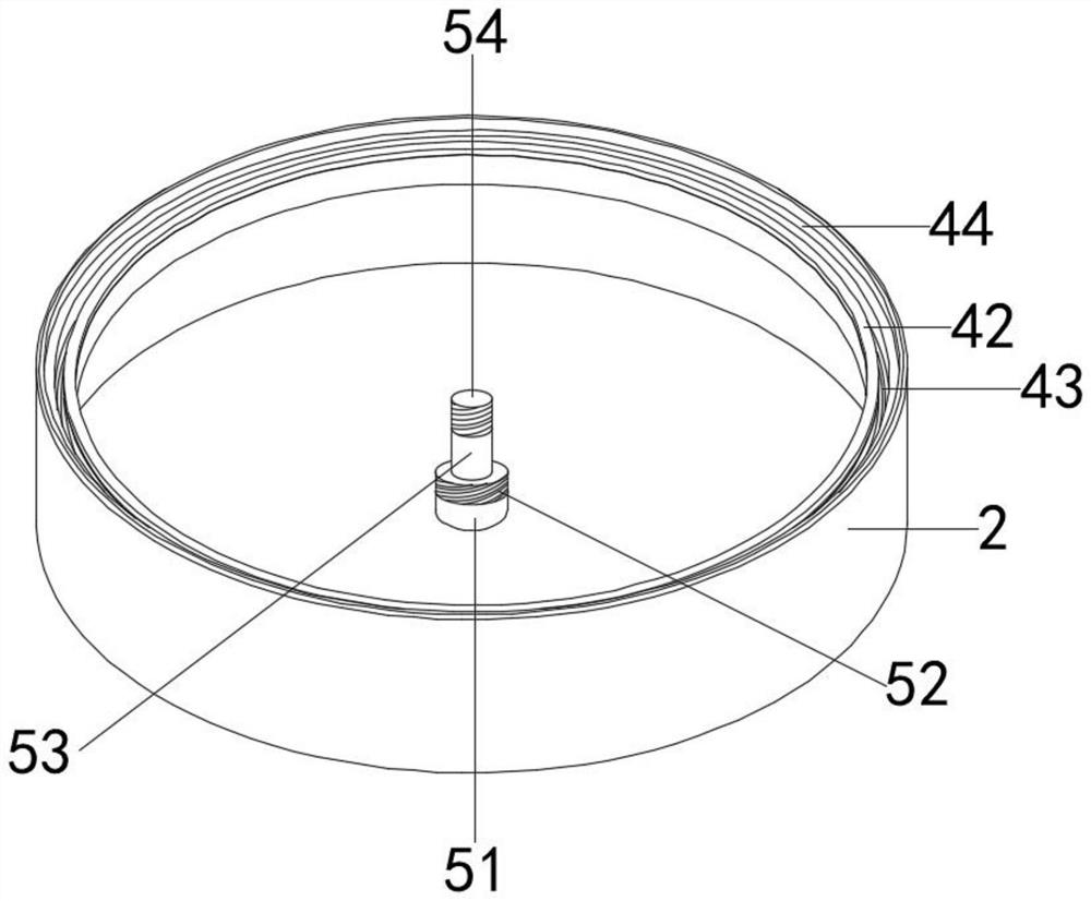 Vacuum degree keeping structure of reaction flywheel
