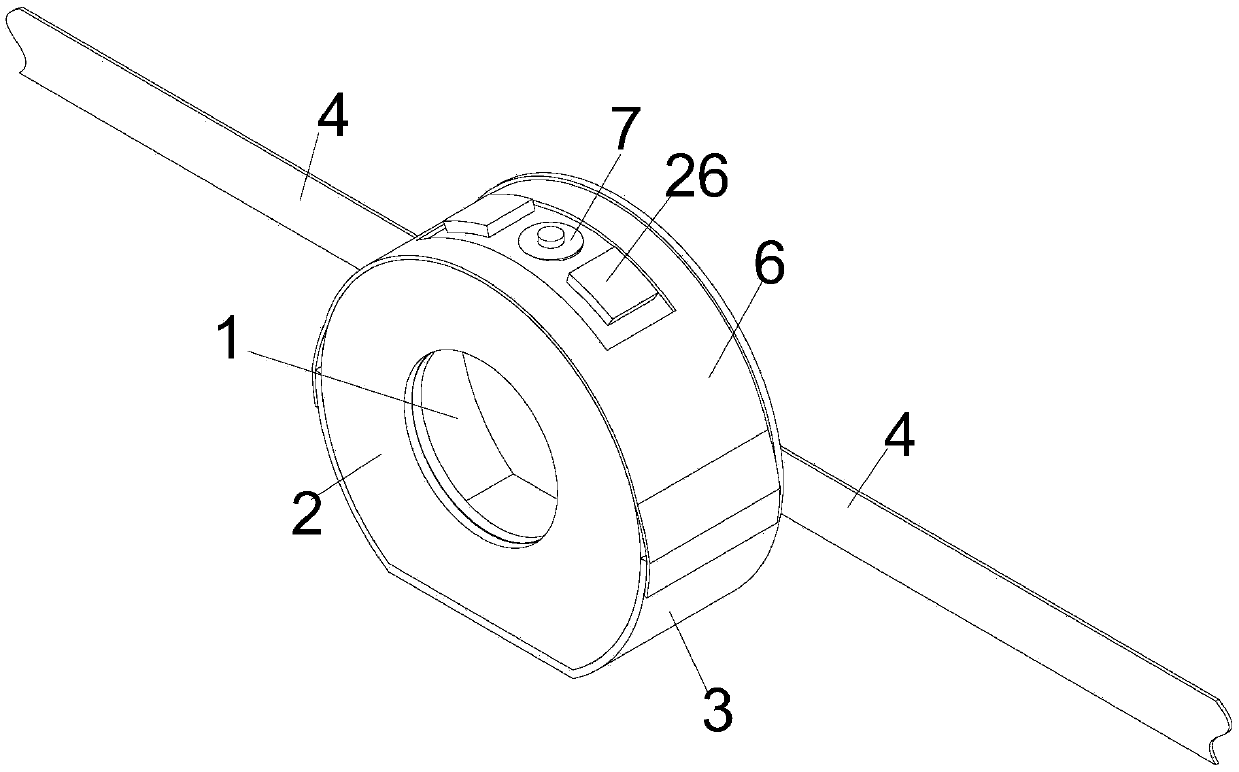 Neostomy excrement receiving device