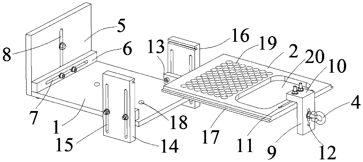 Automobile hinge static load test bench and load test method