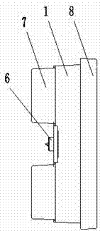 Charging tray for electric vehicle driving battery