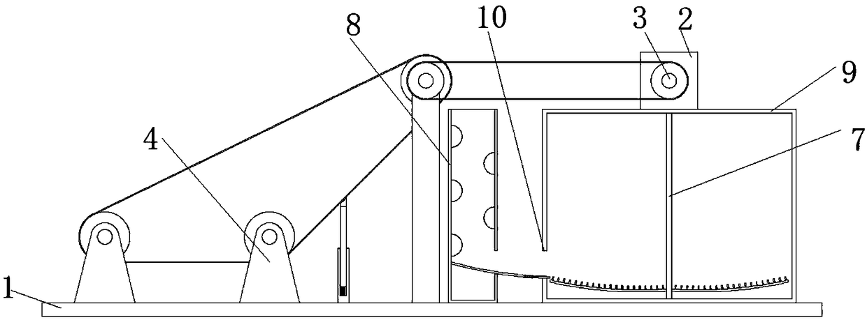 Preserved duck egg mud cleaning machine