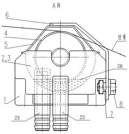 Oiling device on draw texturing machine