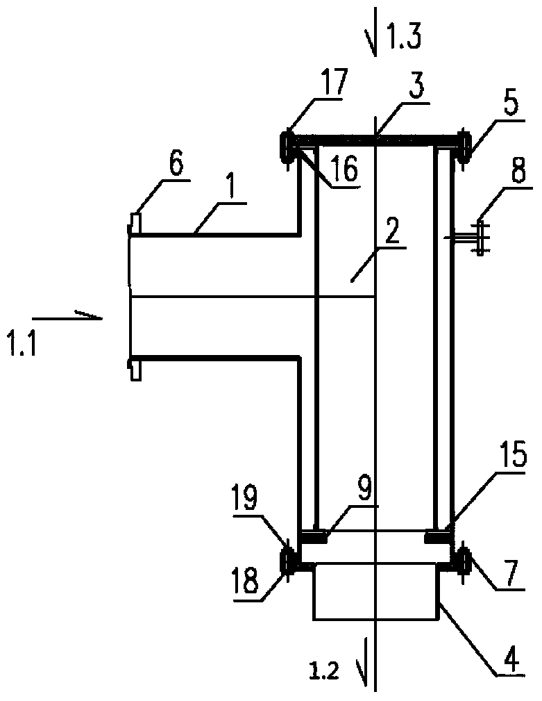 Horizontal pipeline sewage blocking device and sewage reuse system