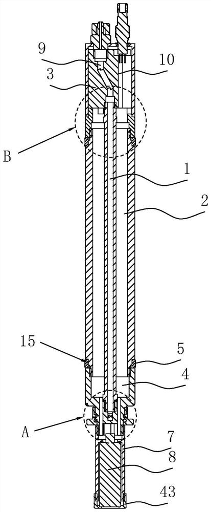 Liquid spraying device for bore maintenance and maintenance system