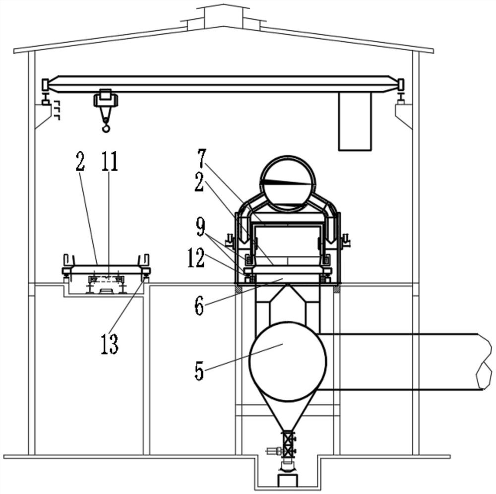 Stepping type pellet roasting equipment