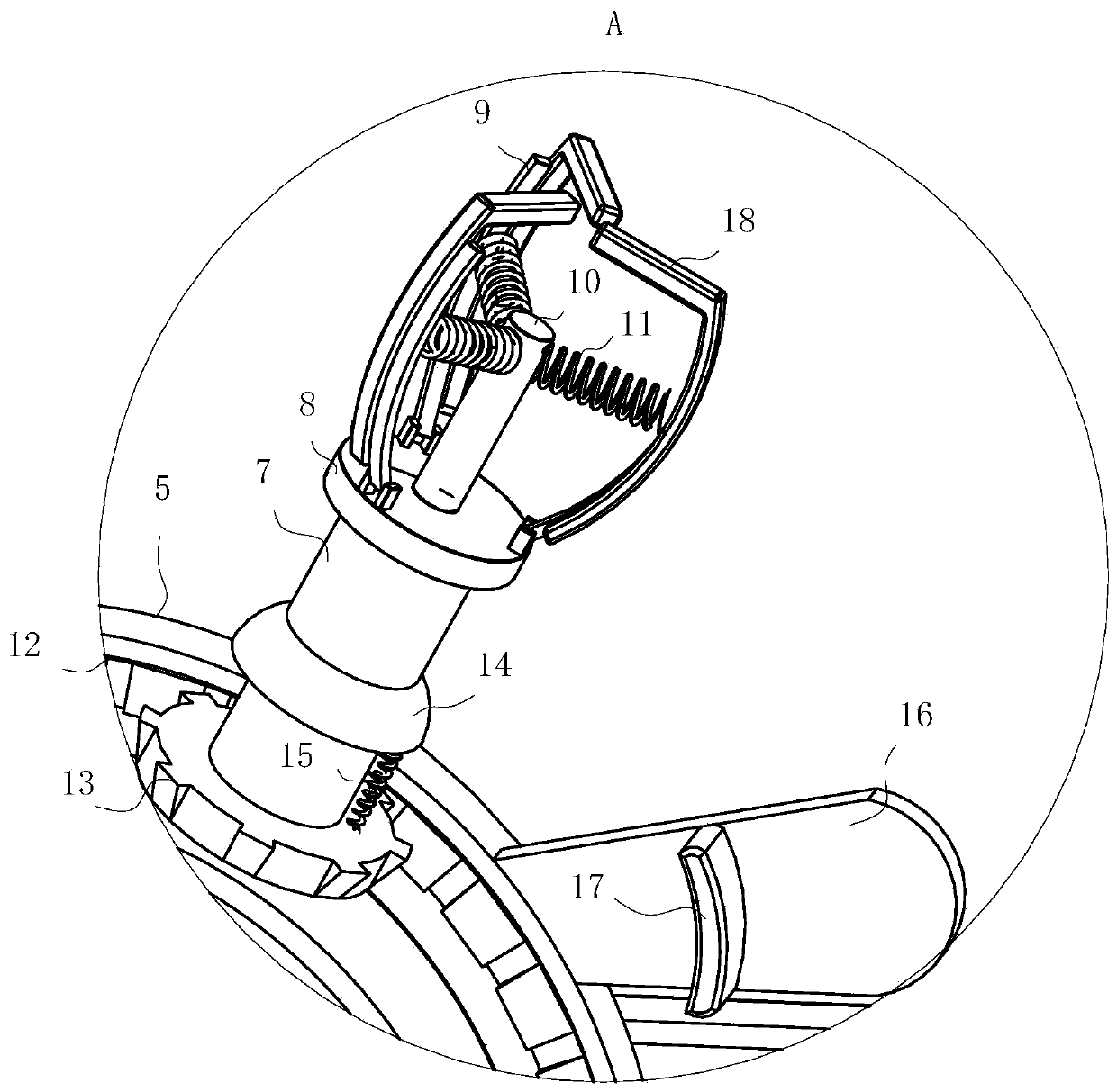 Oil coating device for tin electroplating treatment