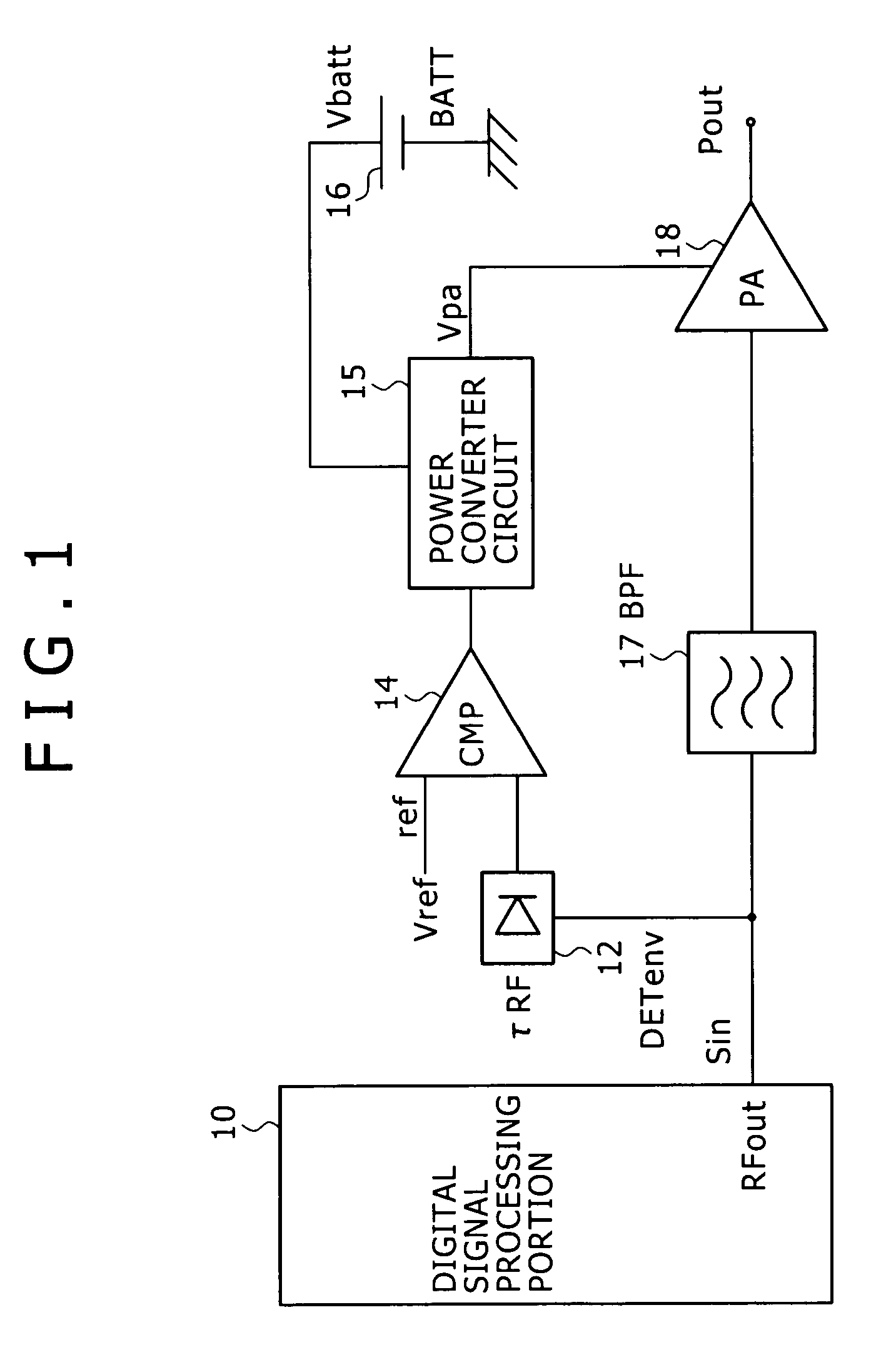 High frequency power amplifier and transmitter