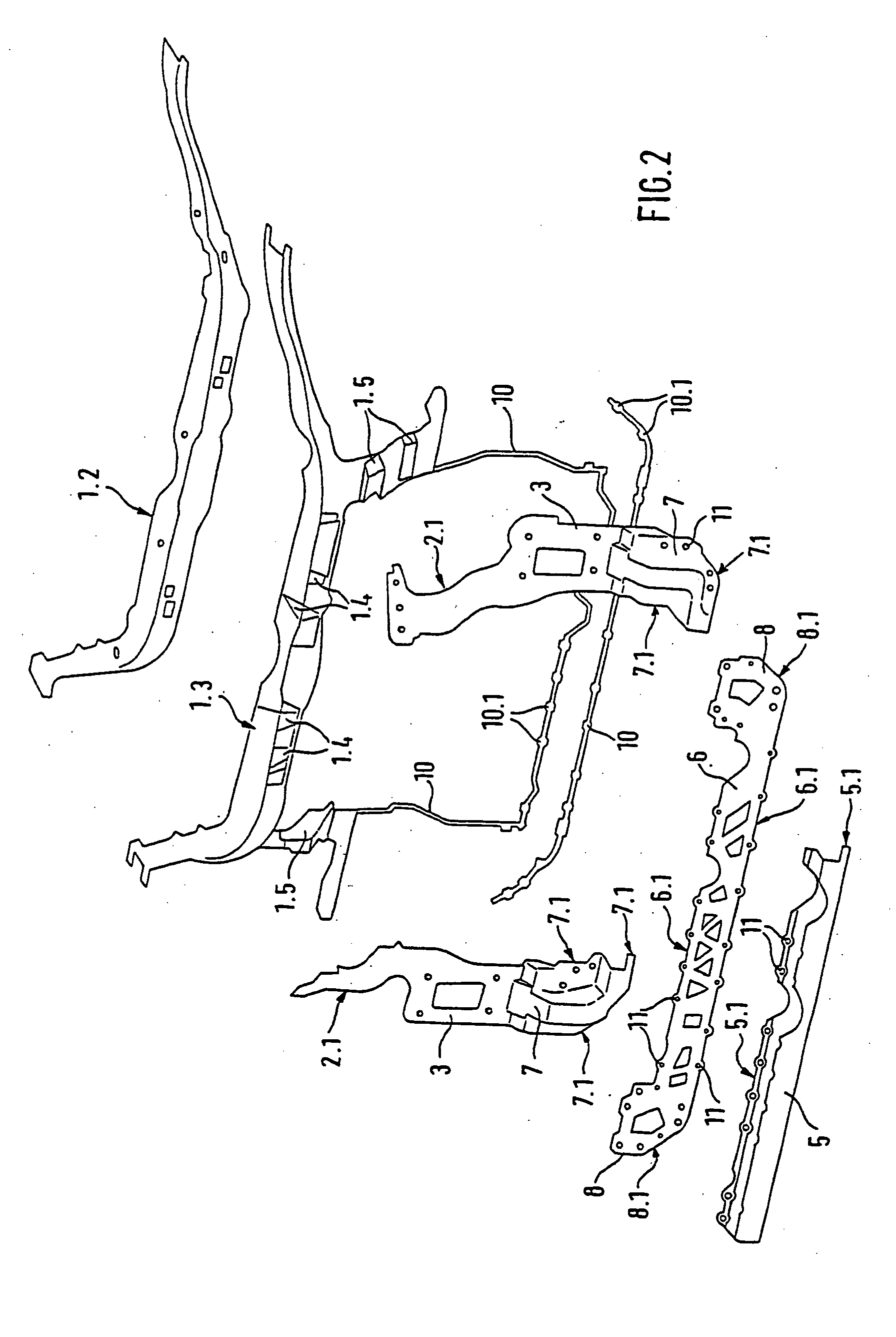 Hybrid-structure assembly support