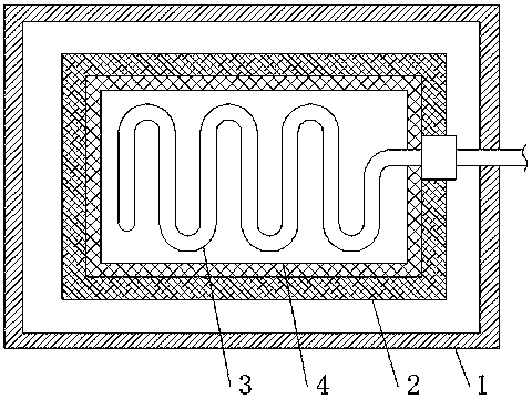 Wood board drying device with low noise