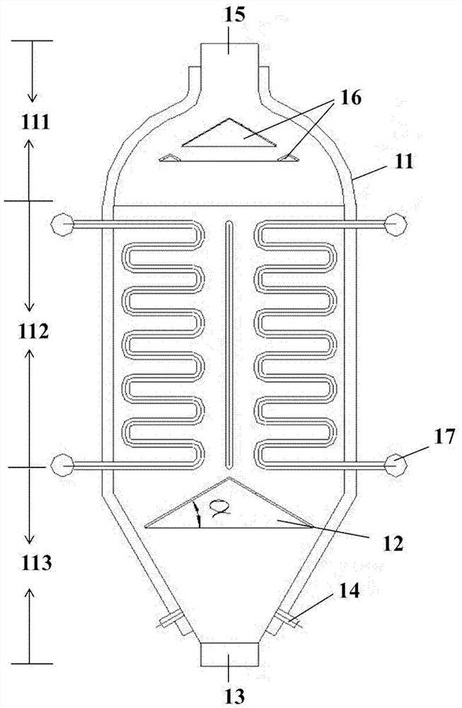 Slag cooling device, slag cooling system and slag discharging method