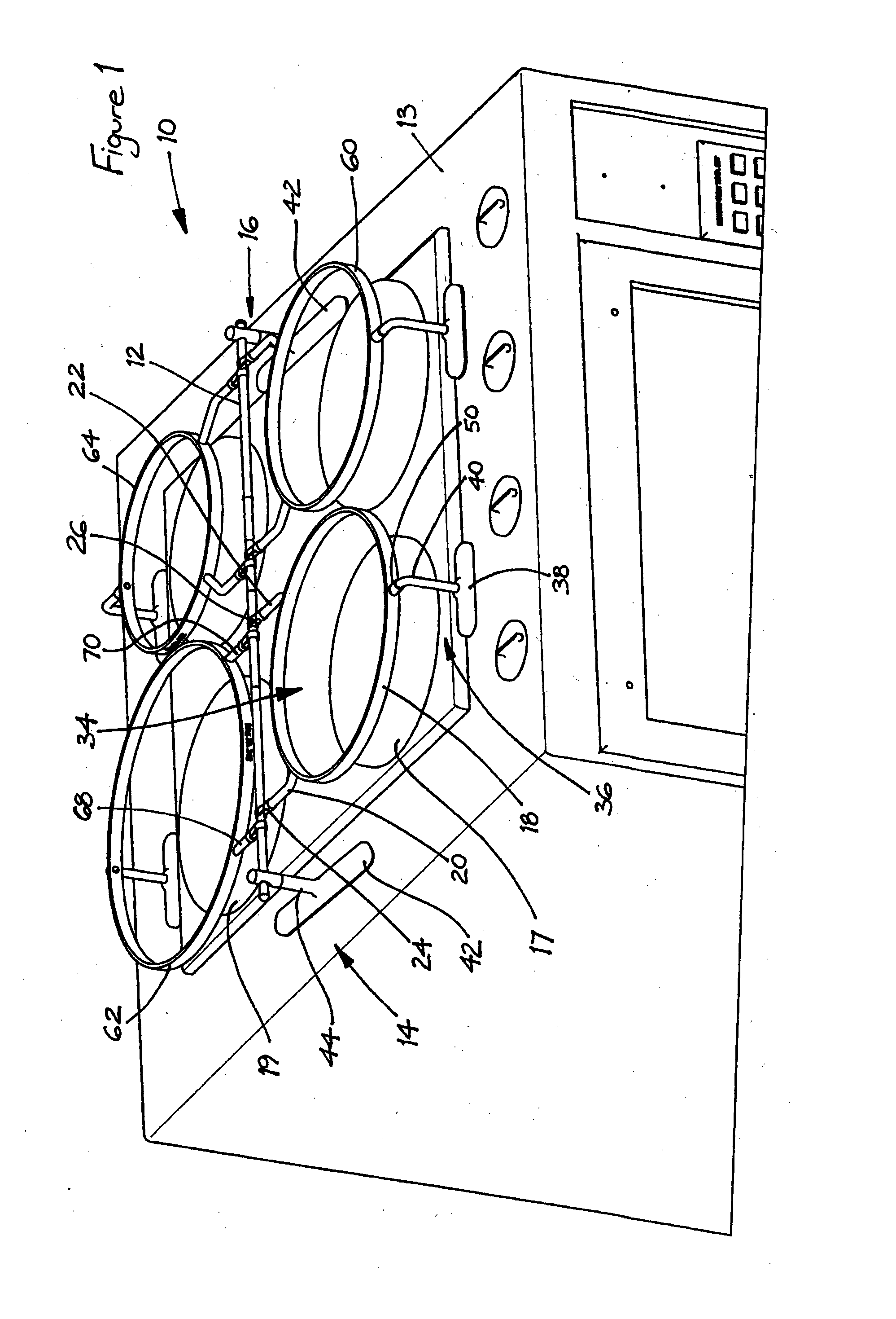 Rack for Holding Cookware on a Cooktop