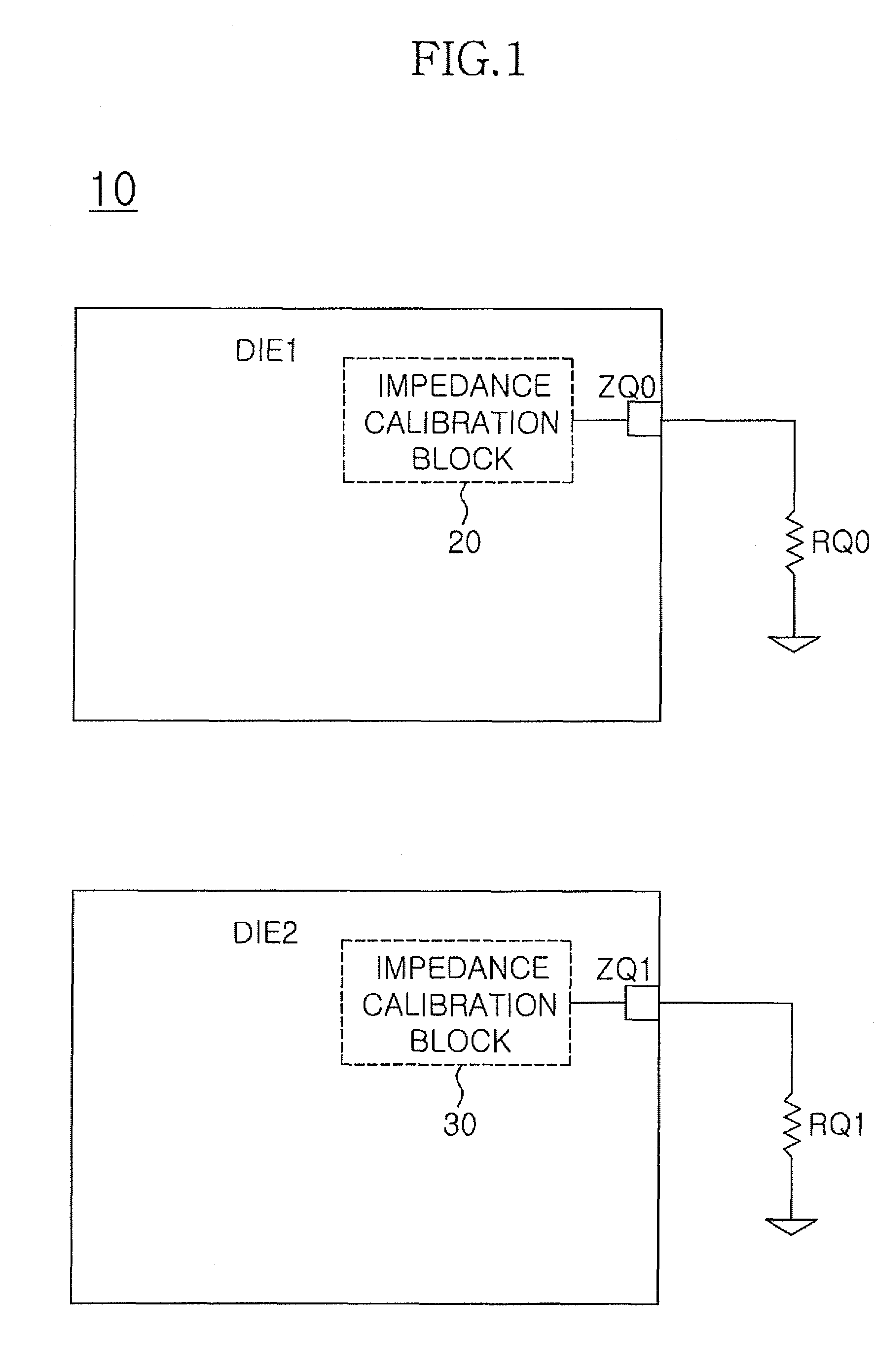 Circuit for calibrating impedance and semiconductor apparatus using the same