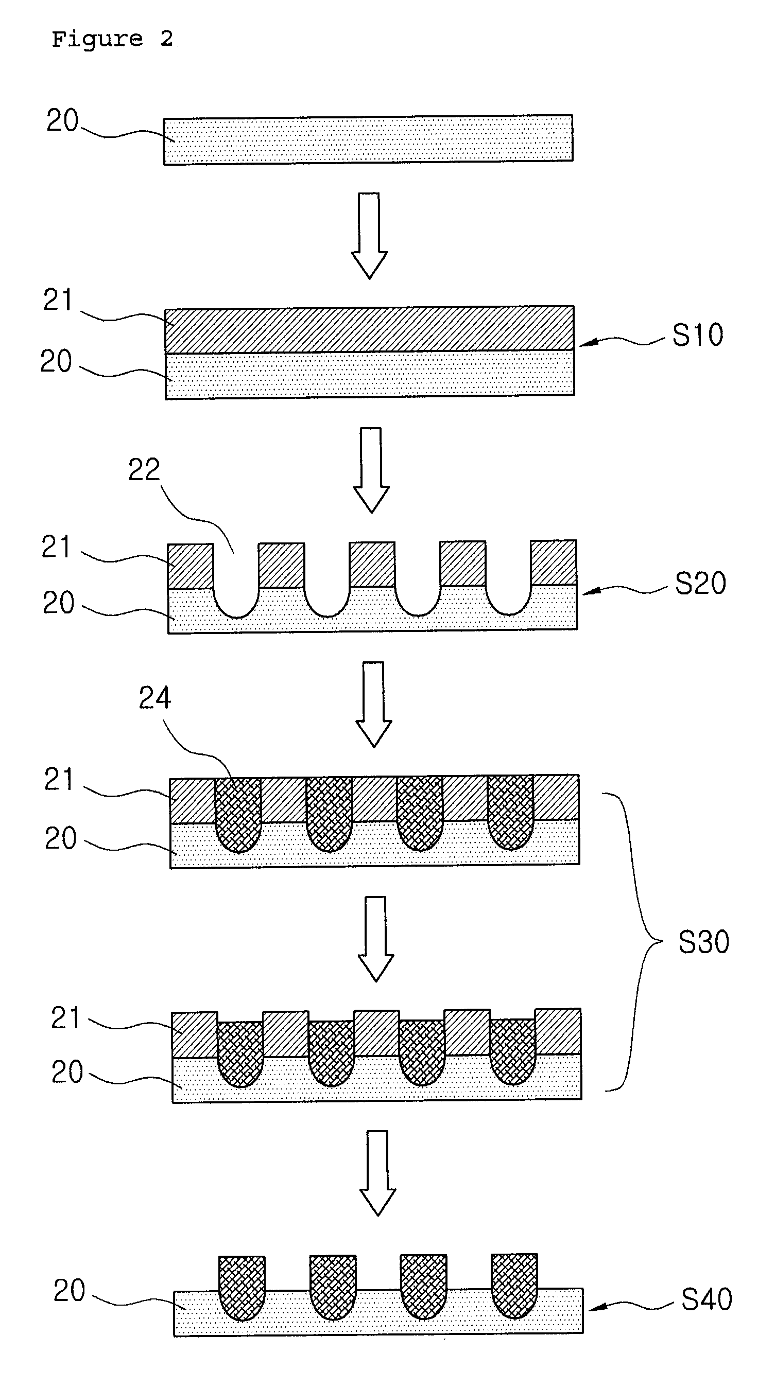 Method for fabricating blackened conductive patterns