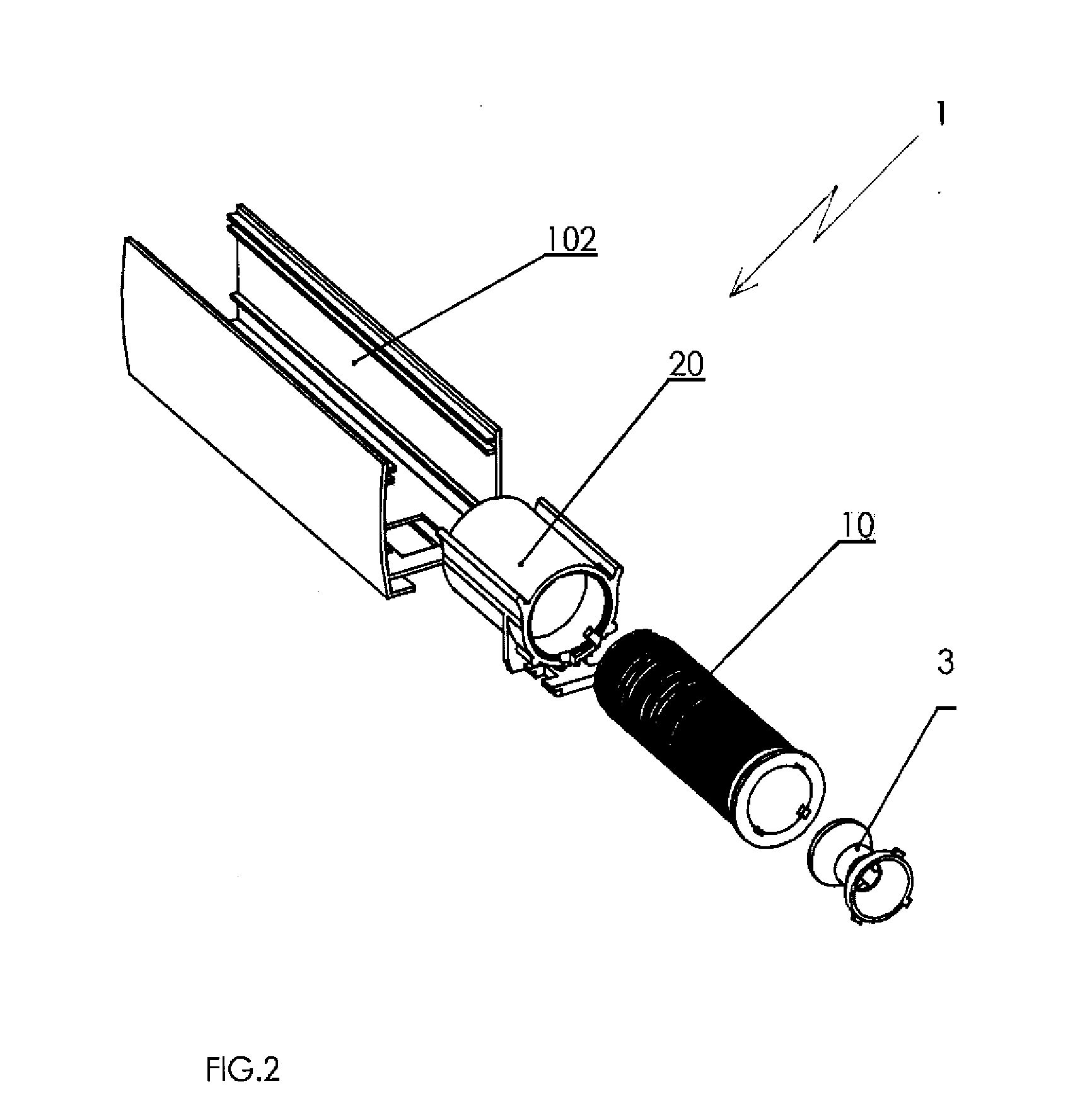 Cord winding device for a screen, such as a window covering