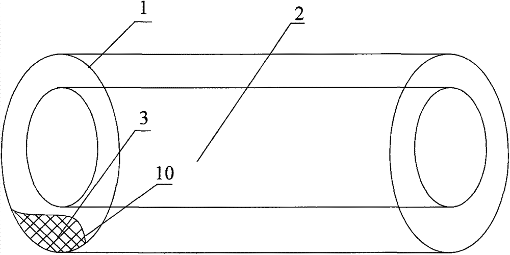 Steel wire mesh framework plastic composite pipe and construction method