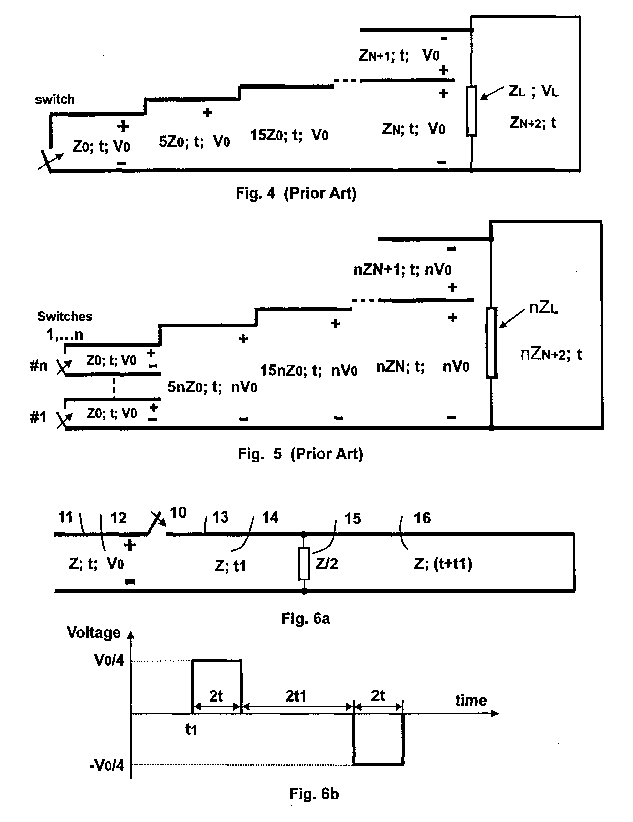 Bipolar pulse generators with voltage multiplication and pulse separation