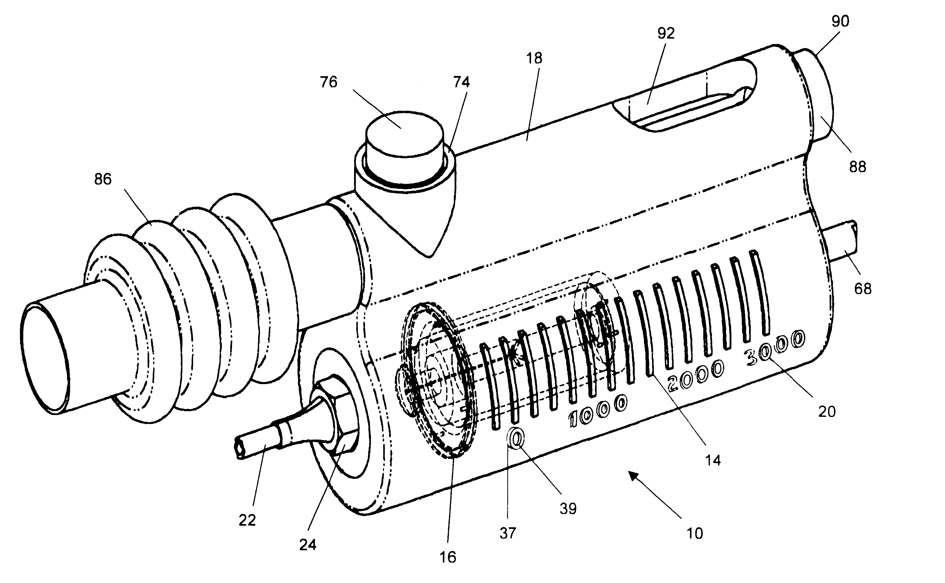 Air supply pressure regulator with supply tank pressure gauge and air supply port