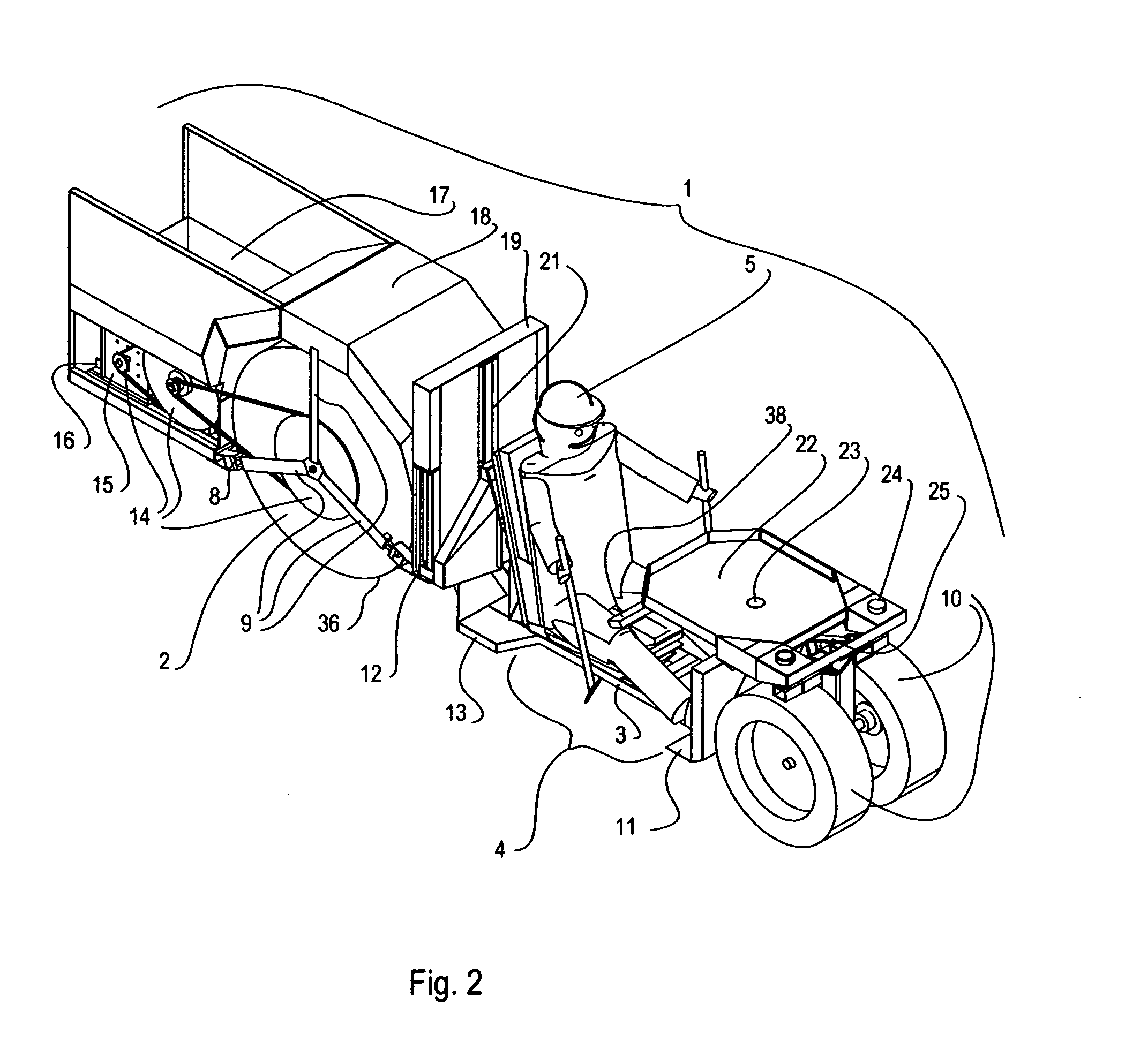 Field work vehicle