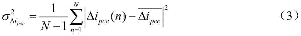 Harmonic contribution calculating method applicable to background harmonic voltage change