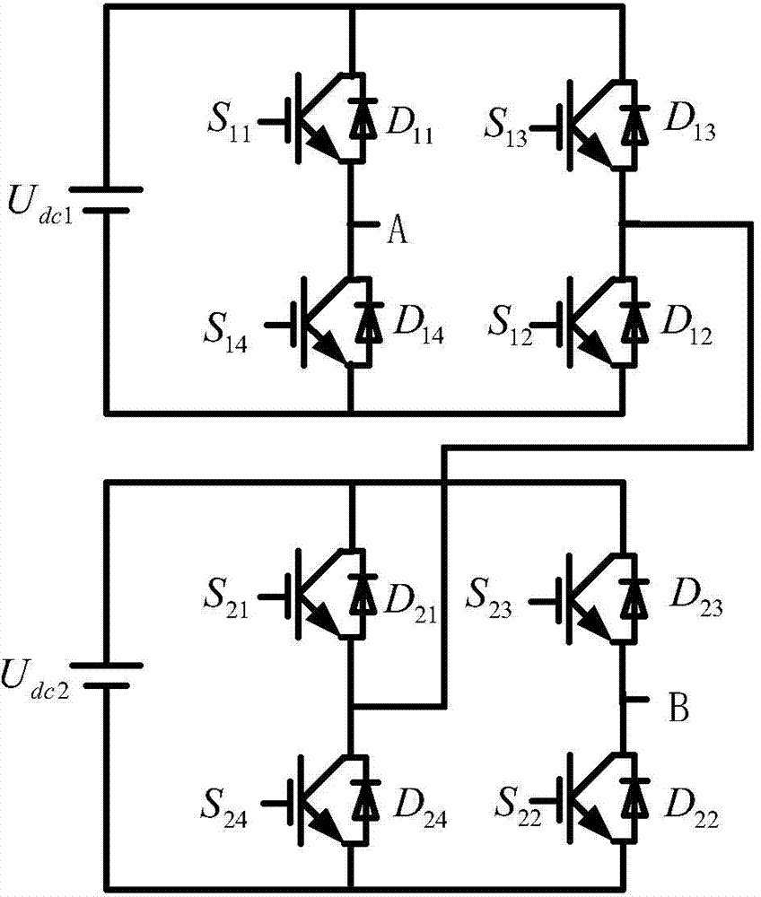 Control method of topology variable grid-connected inverter