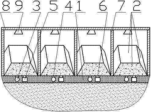 Composite organic planting farm