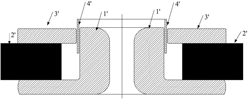 Dual-magnetic-gap magnetic path system and loudspeaker with same