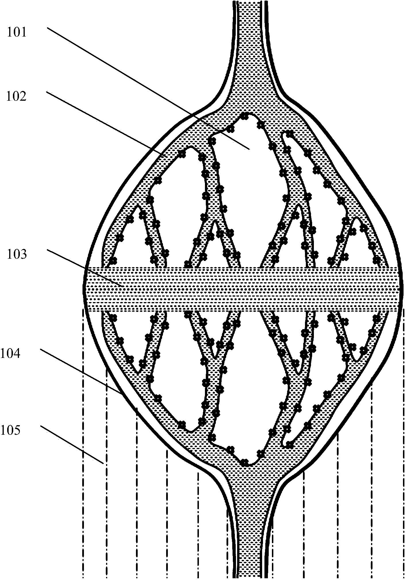 Vascularizing tissue structure with microfluid passage and preparation method thereof