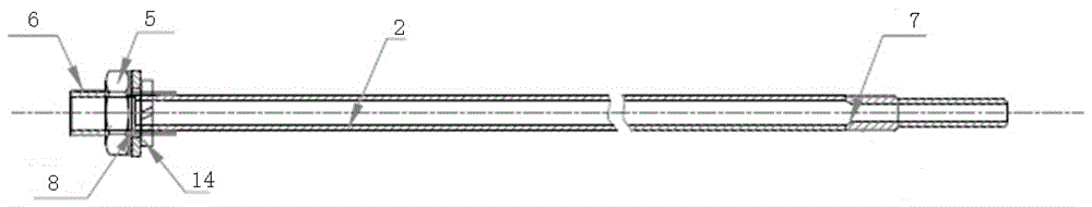 Separate elastic temperature sensor