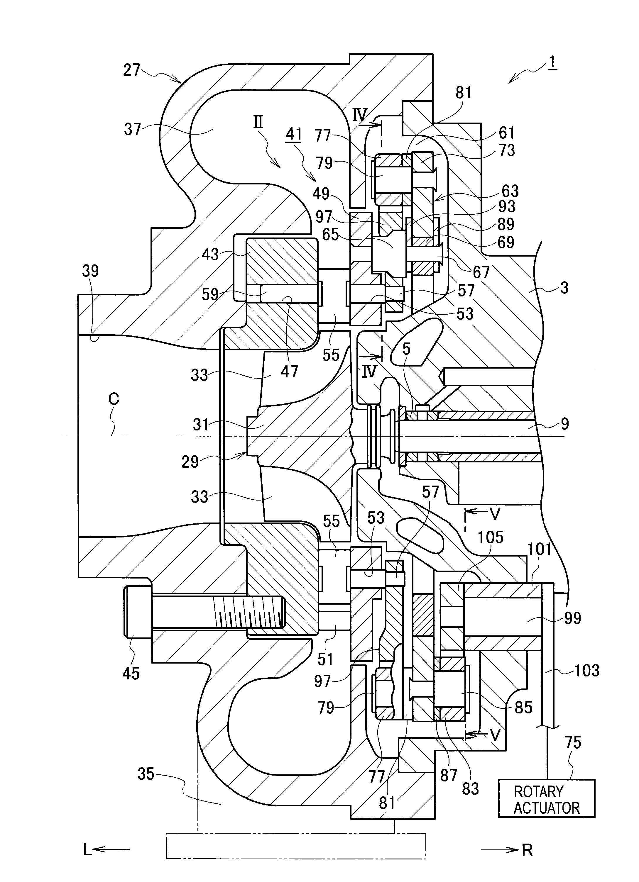 Variable nozzle unit and variable geometry system turbocharger
