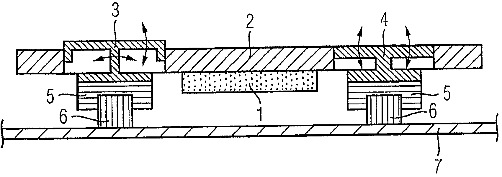 Device for connection of a linear motor armature to a linear track