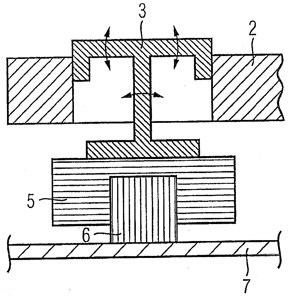 Device for connection of a linear motor armature to a linear track