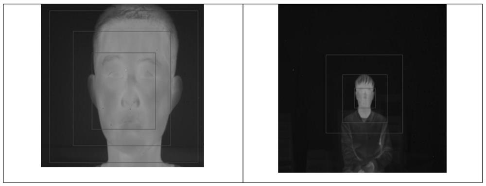 Face recognition method for thermal infrared image with mask and application thereof