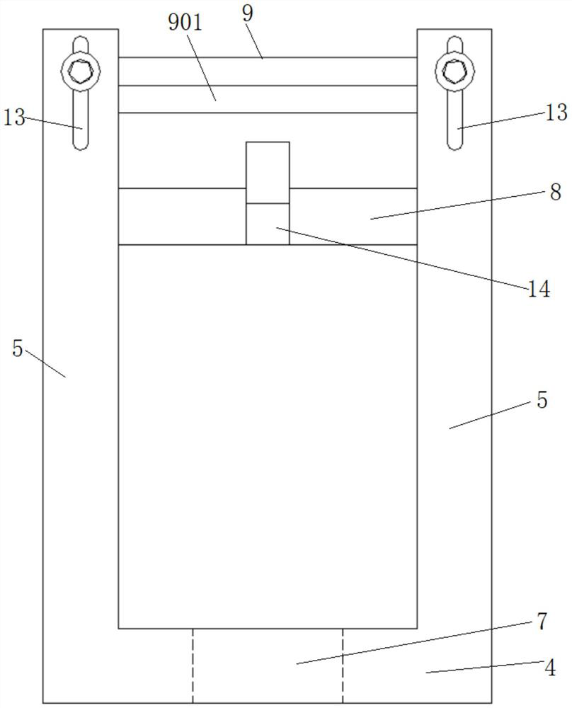 Device and test method for detecting crack resistance of asphalt mixture