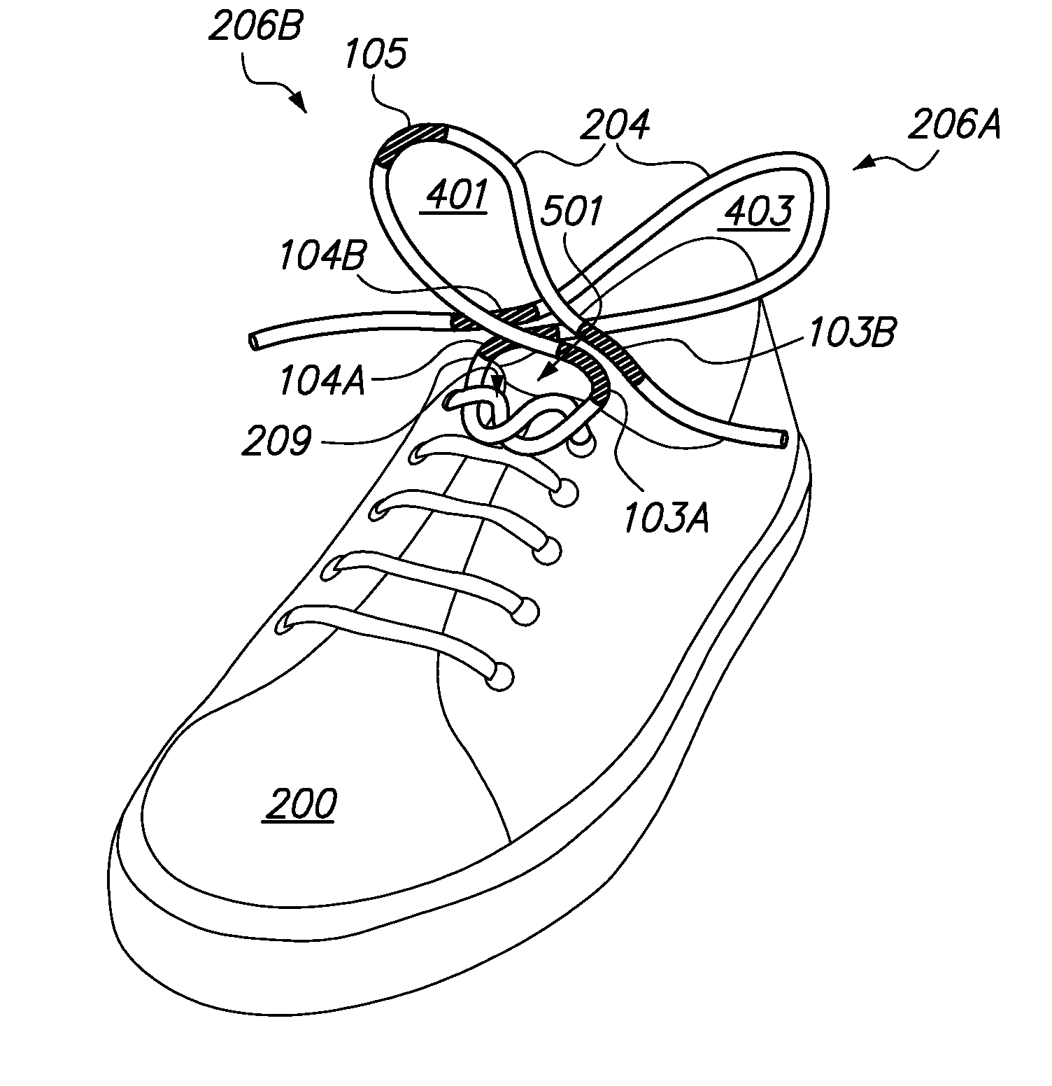 Instructional shoelace tying system
