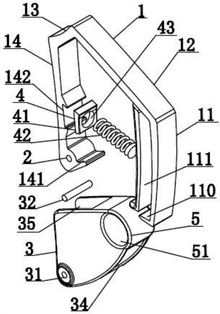 Spring-hidden integrated capo