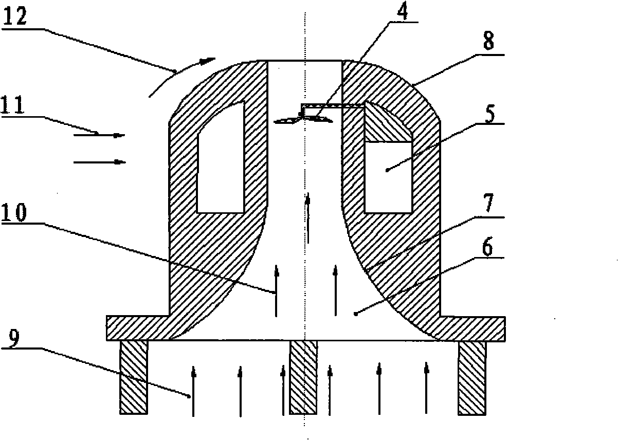 Solar energy integration wind power generation device