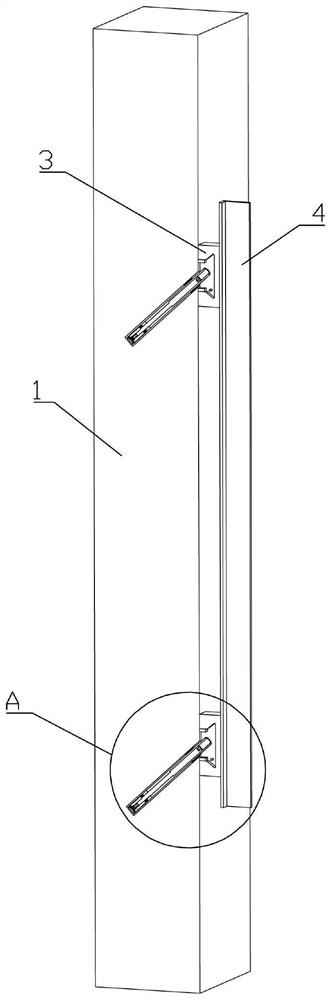 A climbing formwork suspension