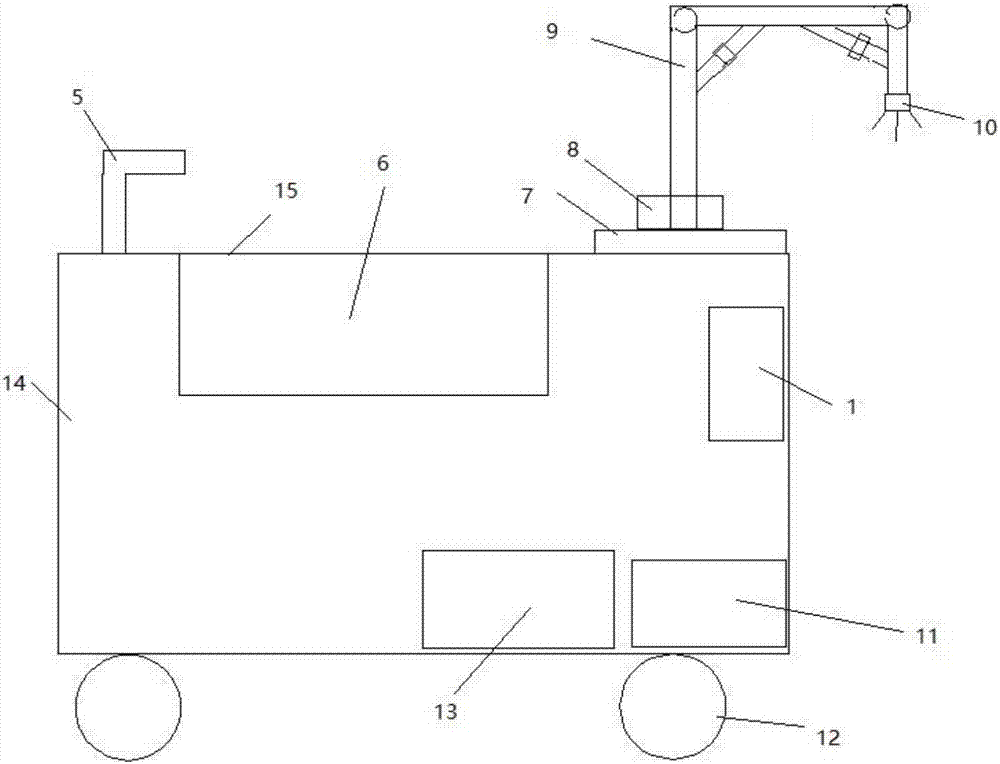 Field real-time pesticide detecting system and method