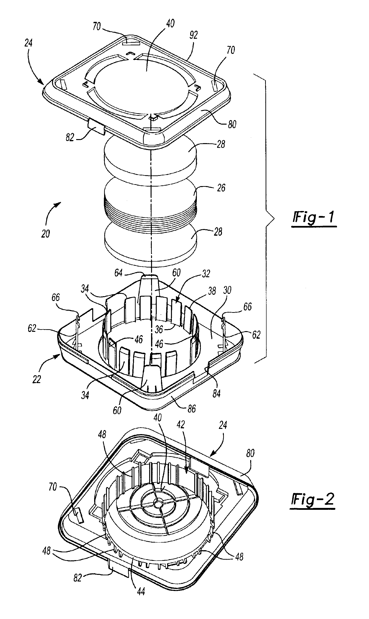 Container with an adjustable inside dimension that restricts movement of items within the container