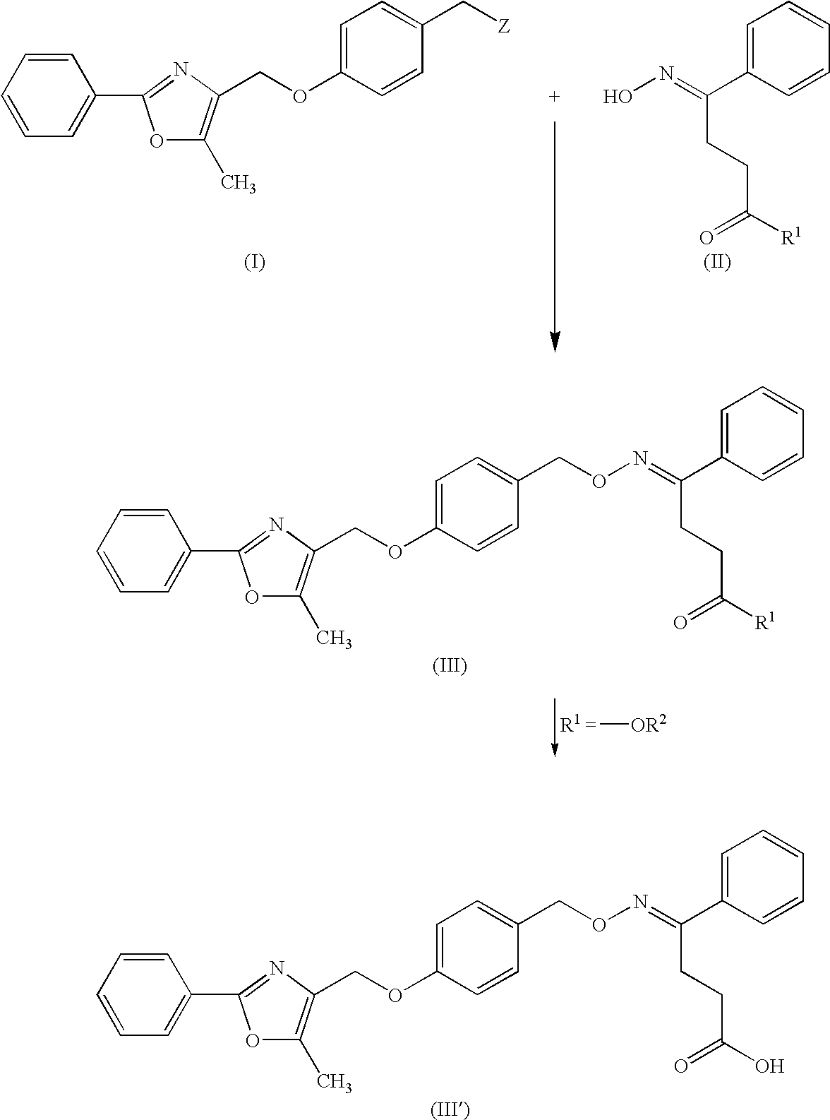 Crystals of an oxyiminoalkanoic acid derivative and their use as antidiabetics